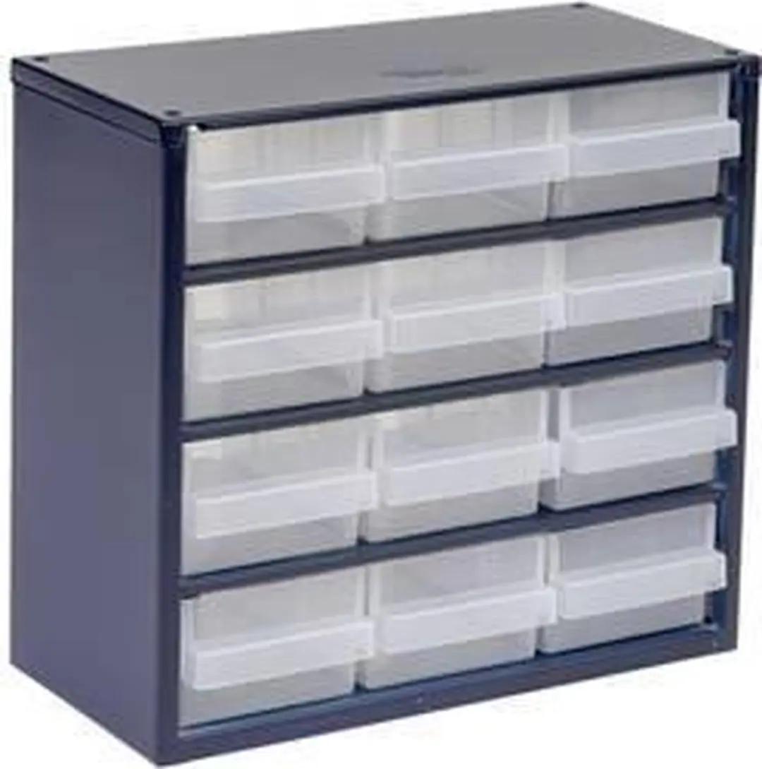 Raaco Metalen Ladenkast 12 Lades 30x28x15cm