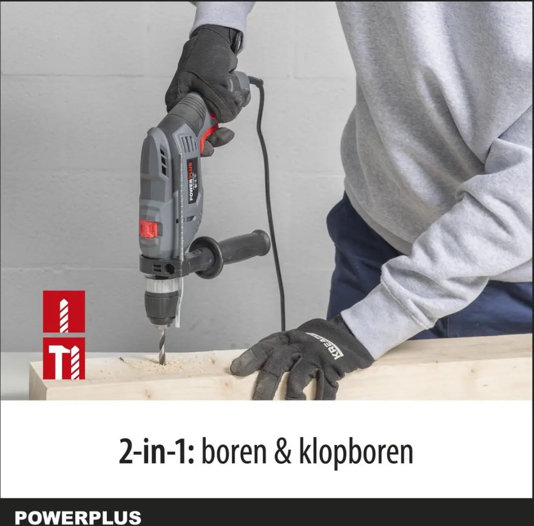 Powerplus POWE10030 Klopboormachine 720W - 2-in-1 Boren/Hamerboren