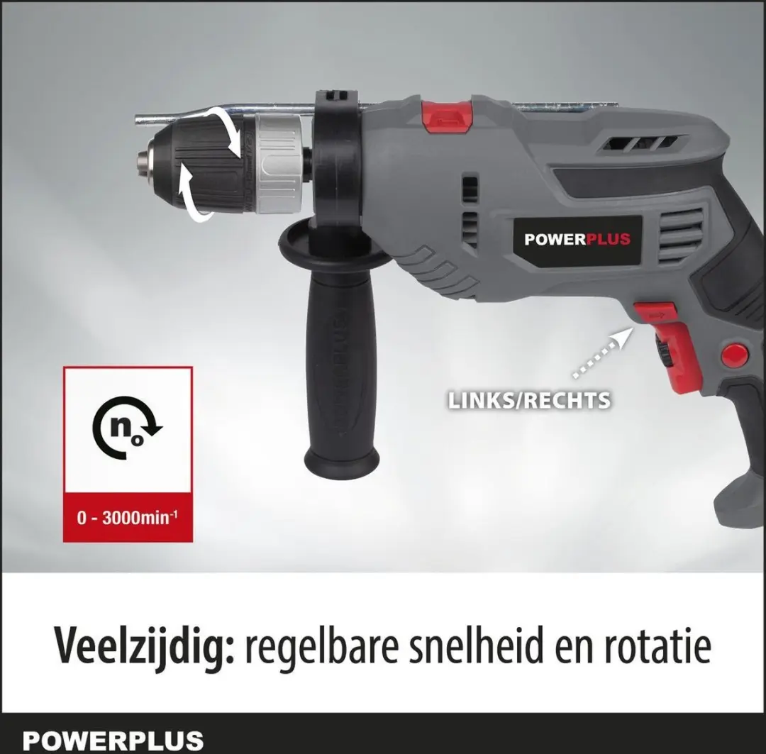 Powerplus POWE10030 Klopboormachine 720W - 2-in-1 Boren/Hamerboren