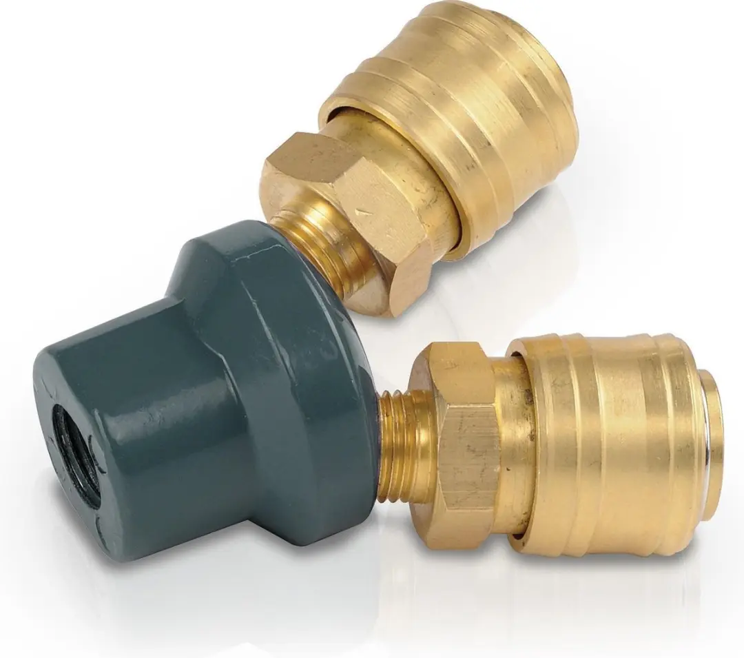 Powerplus POWAIR0257 Y-Koppeling 1/4" Koper