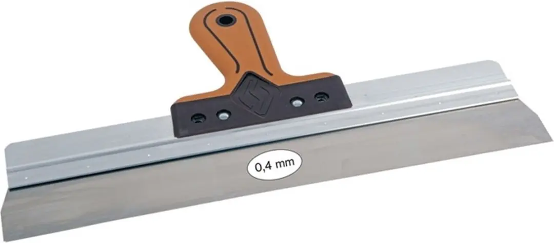 Super Prof Afstrijkmes RVS/Softgrip 380mm - Wit