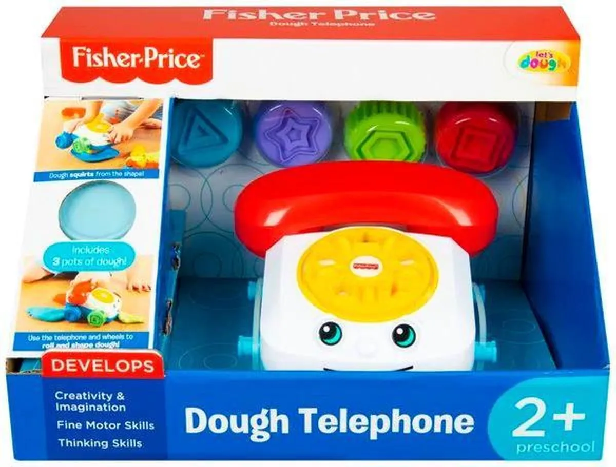 Fisher Price Dough Klets Telefoon - Multi Color