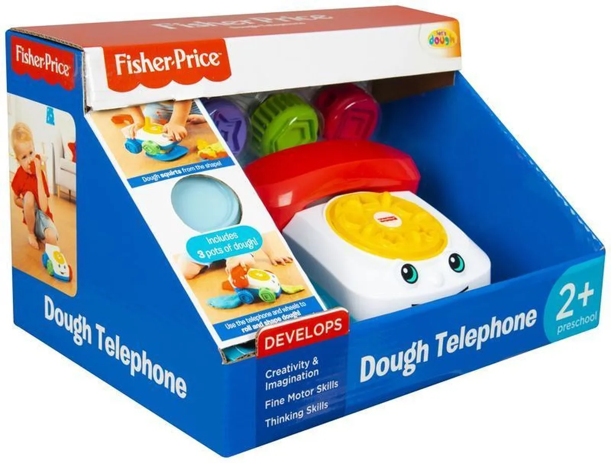 Fisher Price Dough Klets Telefoon - Multi Color - afbeelding 6 van 6