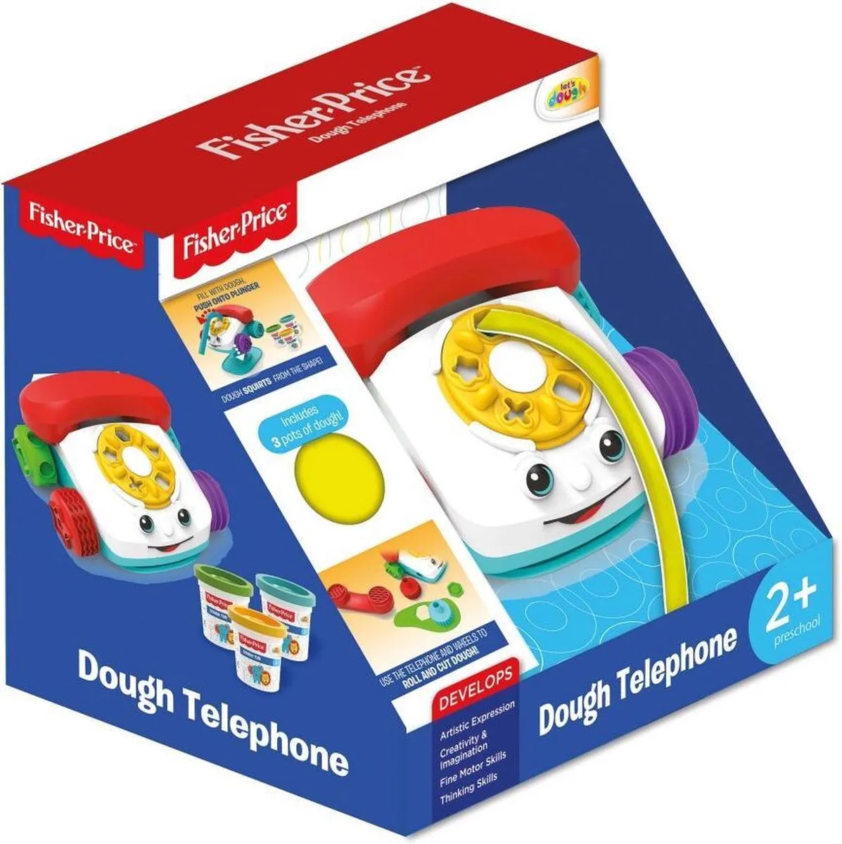Fisher Price Dough Klets Telefoon - Multi Color