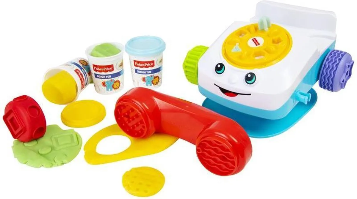 Fisher Price Dough Klets Telefoon - Multi Color