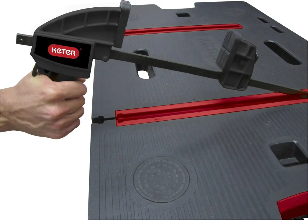 Keter Opvouwbare Werktafel - 85x55x75,5cm - Zwart