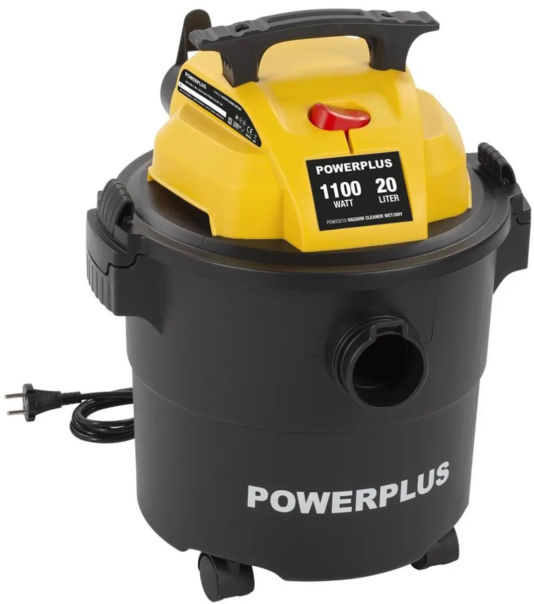 Powerplus POWX3210 Nat-Droog Stofzuiger 1100W - 20L Tank