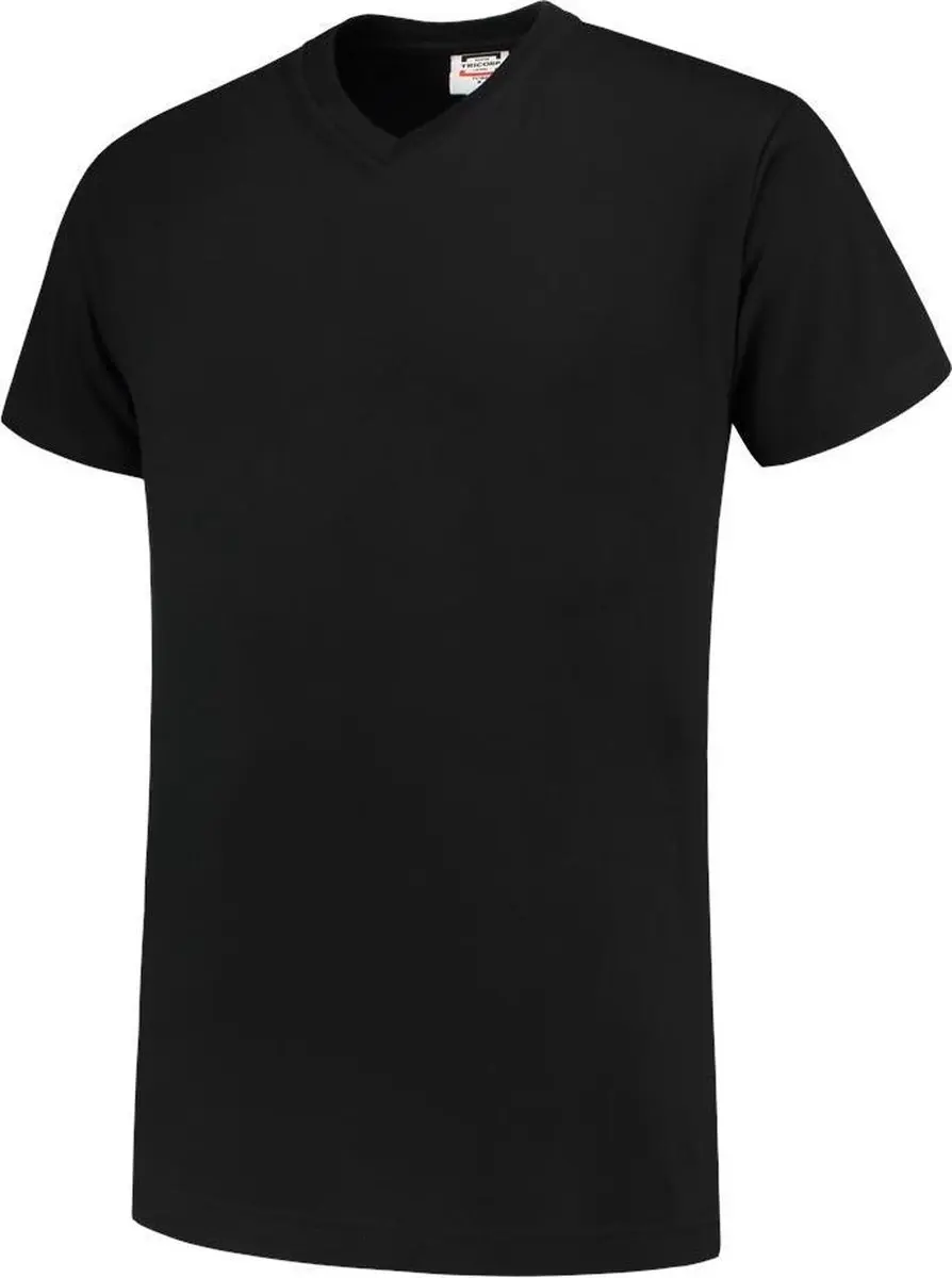 Tricorp T-shirt V-hals 101007 - Zwart - Maat S