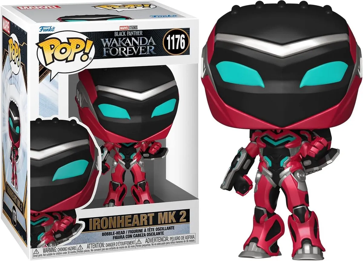 Funko Marvel POP! Black Panther Ironheart MK 2 66717 - Verzamelfiguur - 9cm - Multicolours