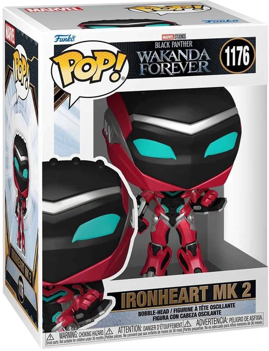 Funko Marvel POP! Black Panther Ironheart MK 2 66717 - Verzamelfiguur - 9cm - Multicolours