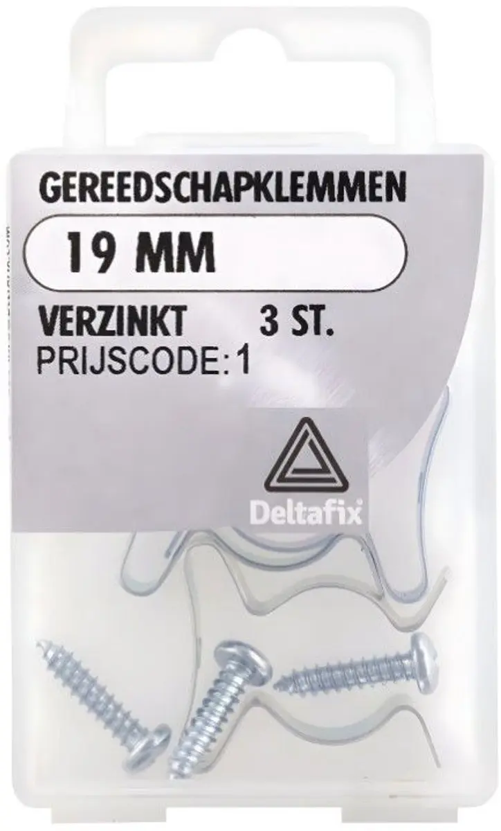 Deltafix Gereedschapklemmen 19mm - 3 Stuks