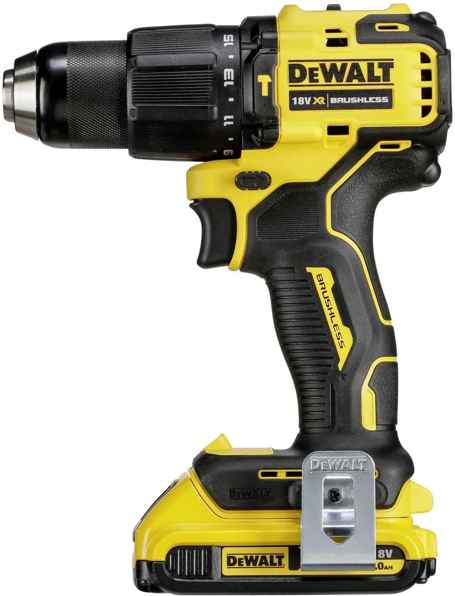 DeWalt DCD709D2T-QW Klopboorschroefmachine 18V - 2x 2Ah