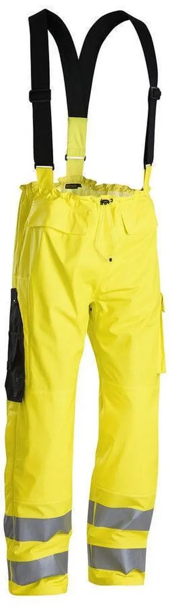 Blåkläder Vlamvertragende Regenbroek 1303-2009 - High Vis Geel - 3XL - afbeelding 6 van 6