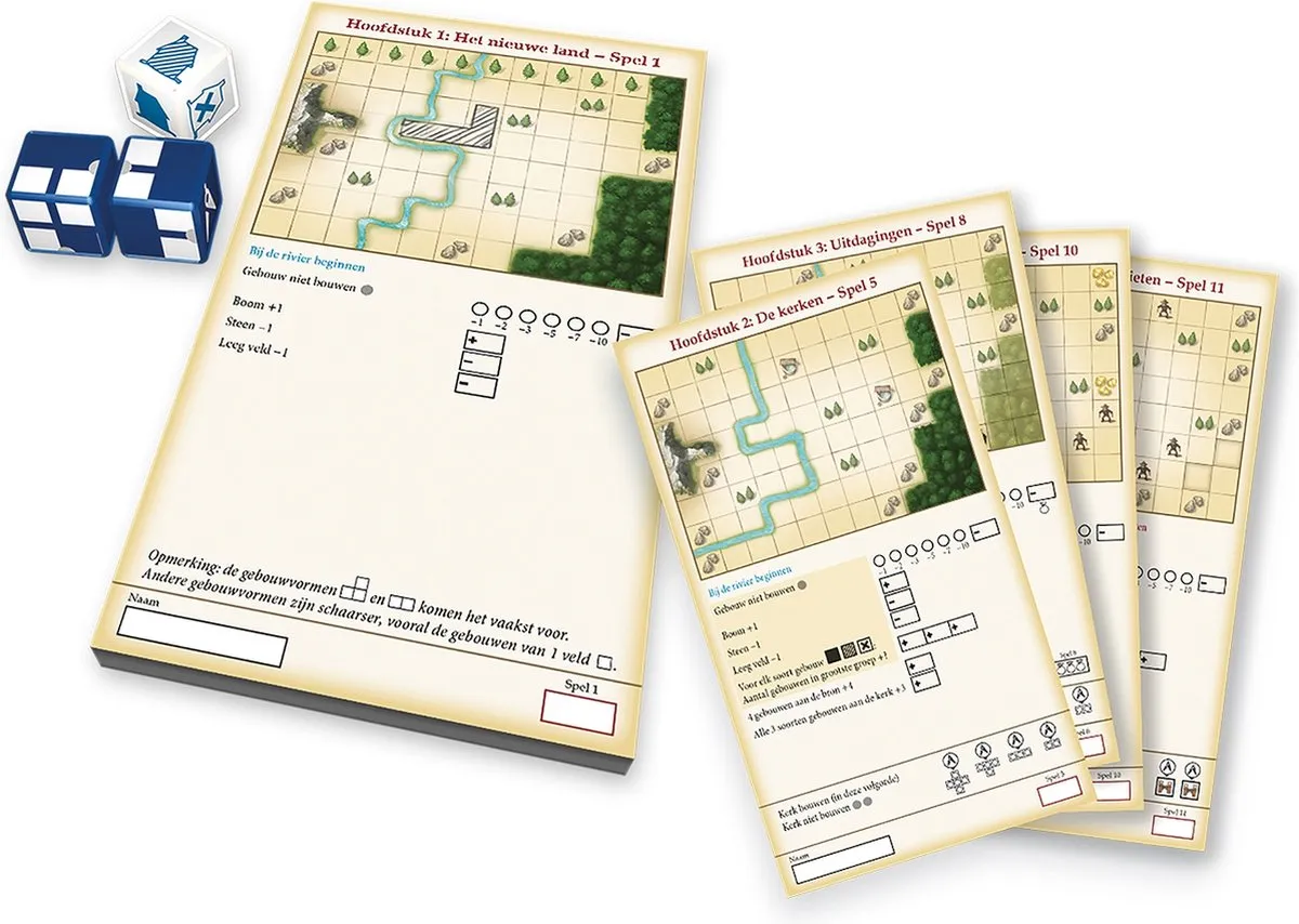 999 Games My City Roll & Write Dobbelspel 999-MYC02