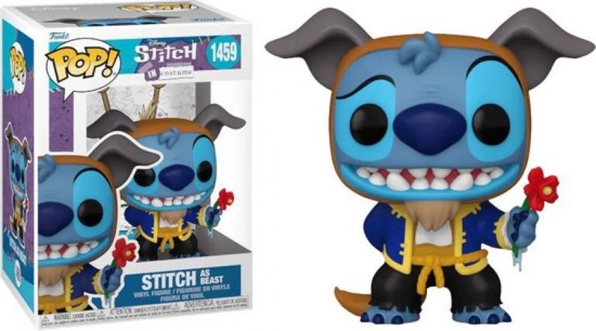 Funko Pop! Disney Stitch as Beast #1459 - 75162 - Veelkleurig