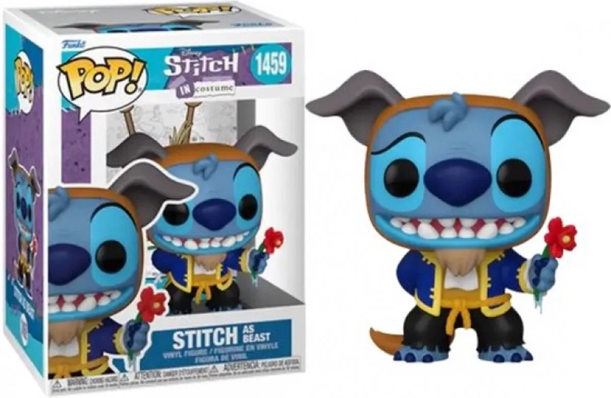 Funko Pop! Disney Stitch as Beast #1459 - 75162 - Veelkleurig