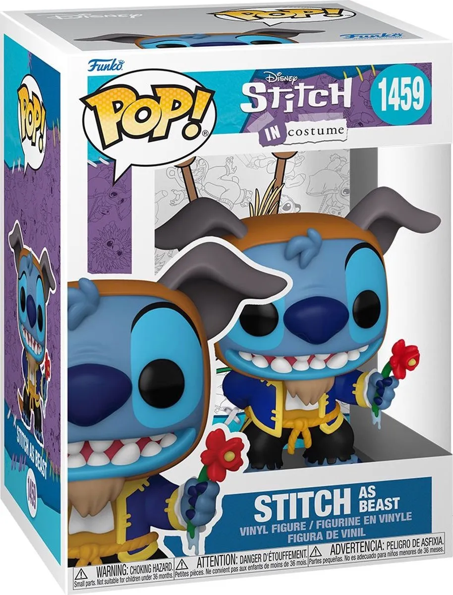 Funko Pop! Disney Stitch as Beast #1459 - 75162 - Veelkleurig