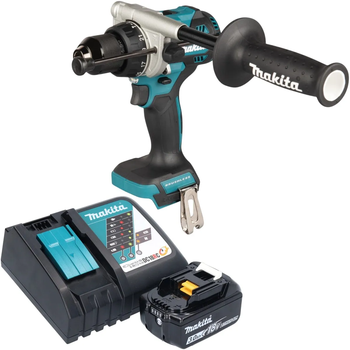 Makita DHP492RF1 Accu-klopboormachine 18V 141Nm