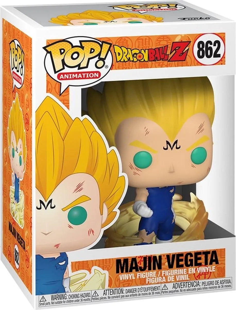 Funko Pop Majin Vegeta Dragon Ball Z - 9,5 cm - Multi