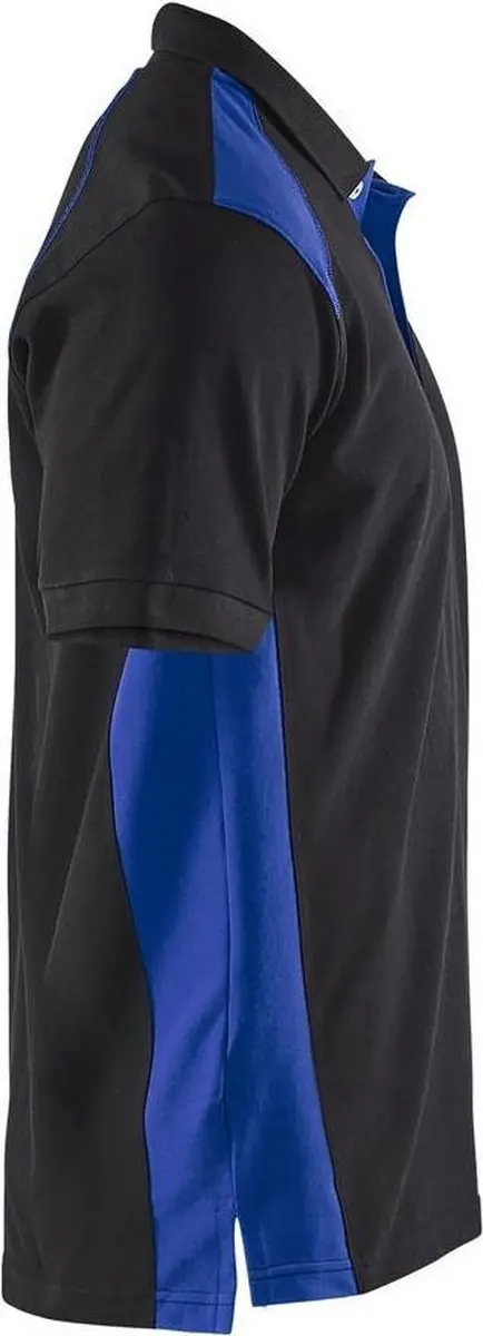 Blåkläder Poloshirt Piqué 3324-1050 - Zwart/Korenblauw - XXXL