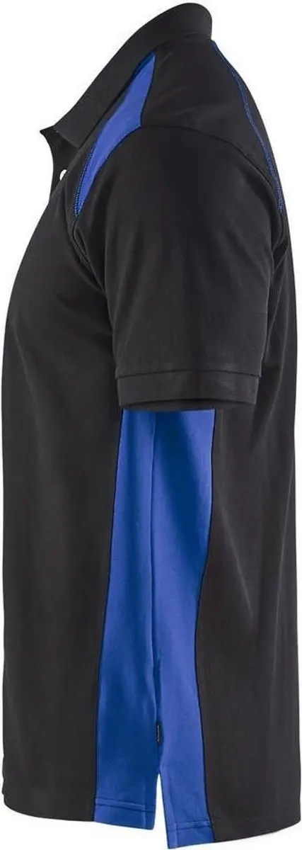 Blåkläder Poloshirt Piqué 3324-1050 - Zwart/Korenblauw - XXXL