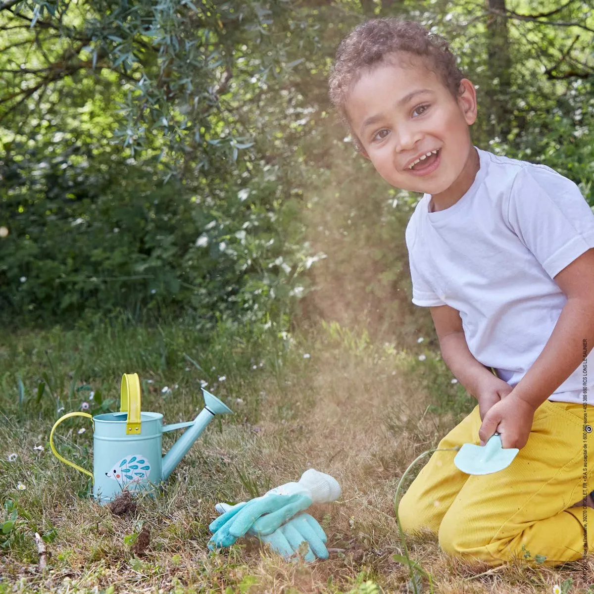 Janod Happy Garden Tuinierset 3187 - Gieter, Hark, Schep & Handschoenen - afbeelding 6 van 6