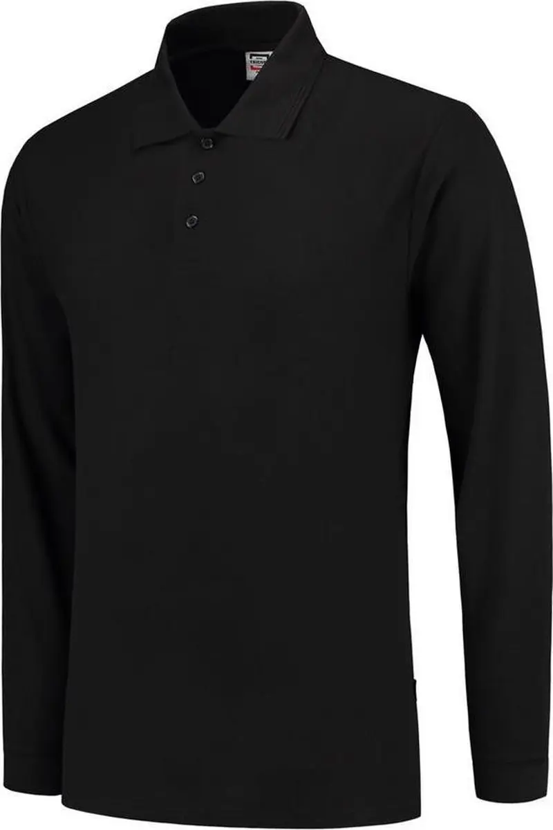 Tricorp Poloshirt Lange Mouw M - Zwart