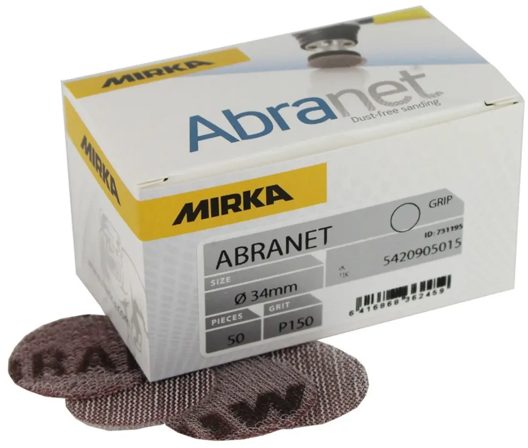 Mirka Abranet Schuurschijven 34mm P800 - 50 Stuks