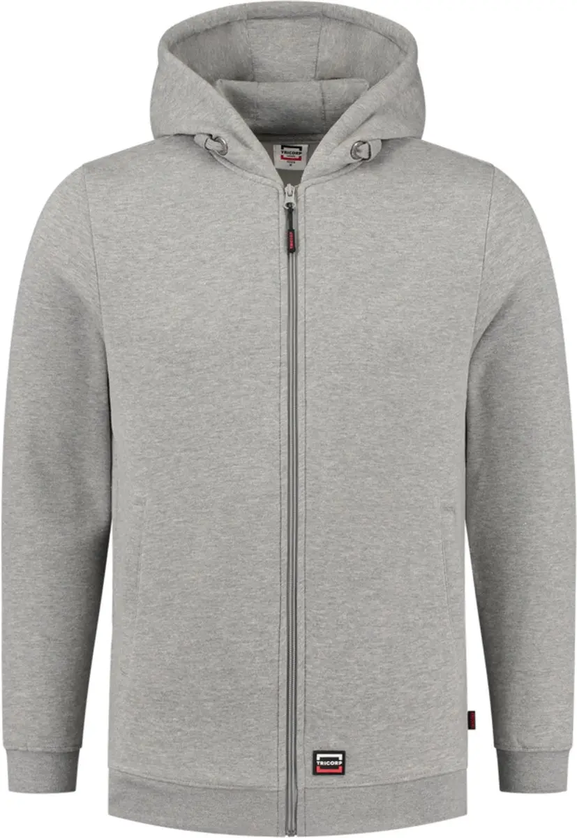 Tricorp 301014 Sweatvest Capuchon - Grijsmelange S