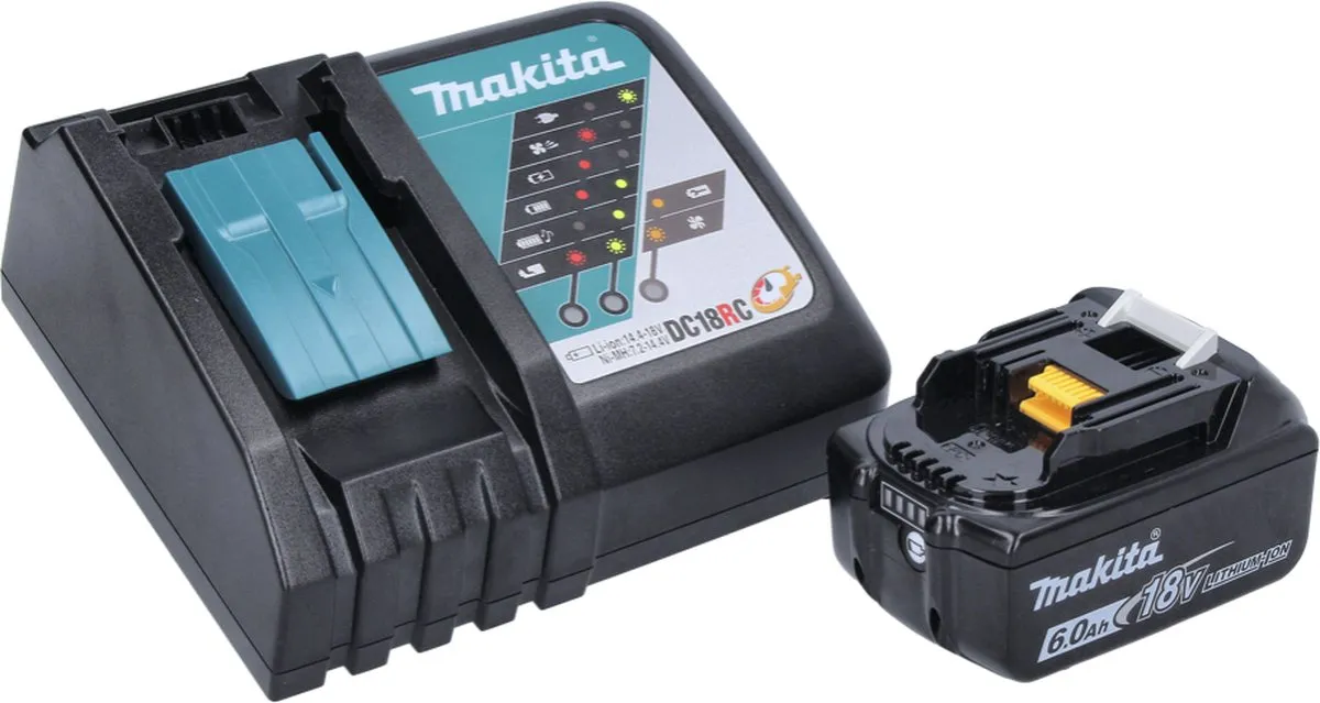 Makita DJR186 RG1K Reciprozaag 18V - 6.0Ah + Lader + Koffer - afbeelding 5 van 5