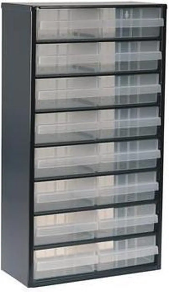 Raaco Ladenkast 16 Lades 1216-04 - Blauw