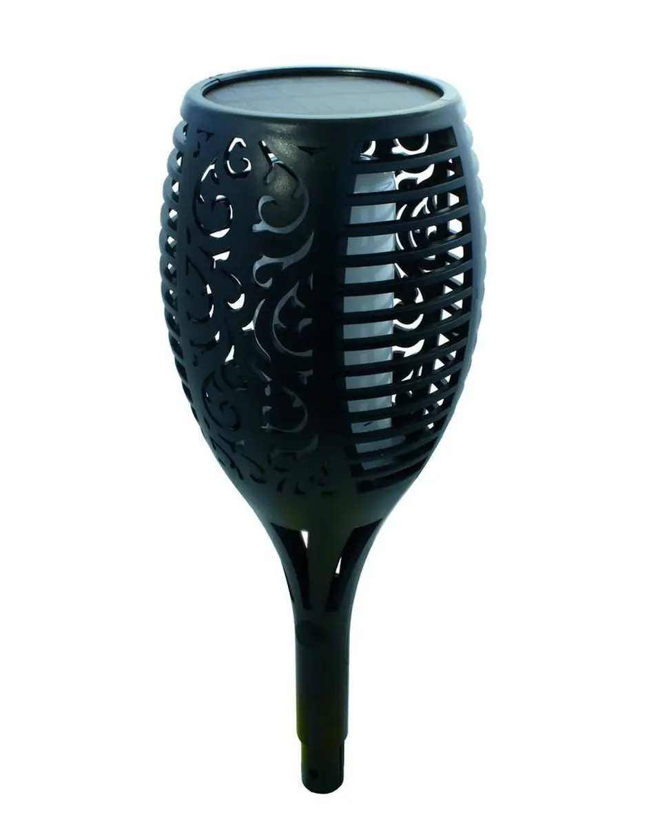 Powerplus Dragon Zonne Tuinlamp 96 LED - Realistische Vlamkleur