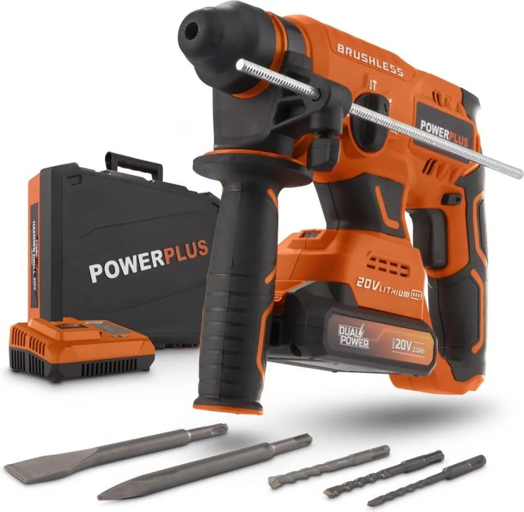 Powerplus POWDP15640 Klopboormachine 20V - 3J - 22mm Beton