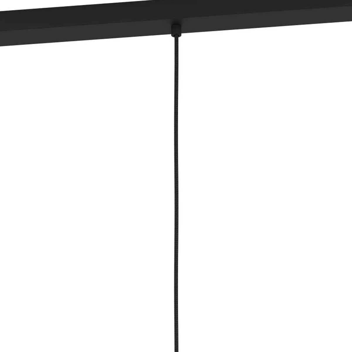 Eglo Bajazzara Hanglamp E27 89cm - Zwart/Grijs