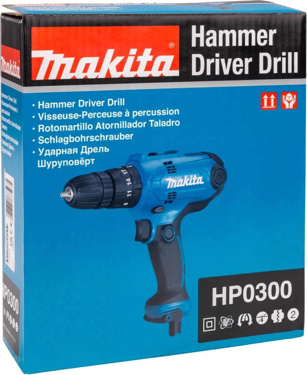 Makita HP0300 Klopboormachine 320W - afbeelding 3 van 6