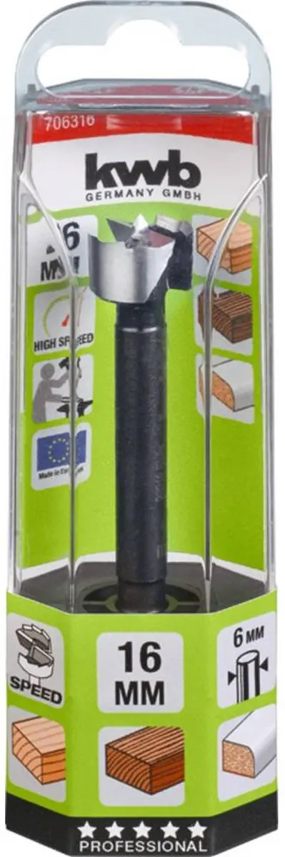 KWB Forstnerboor 16mm 706316