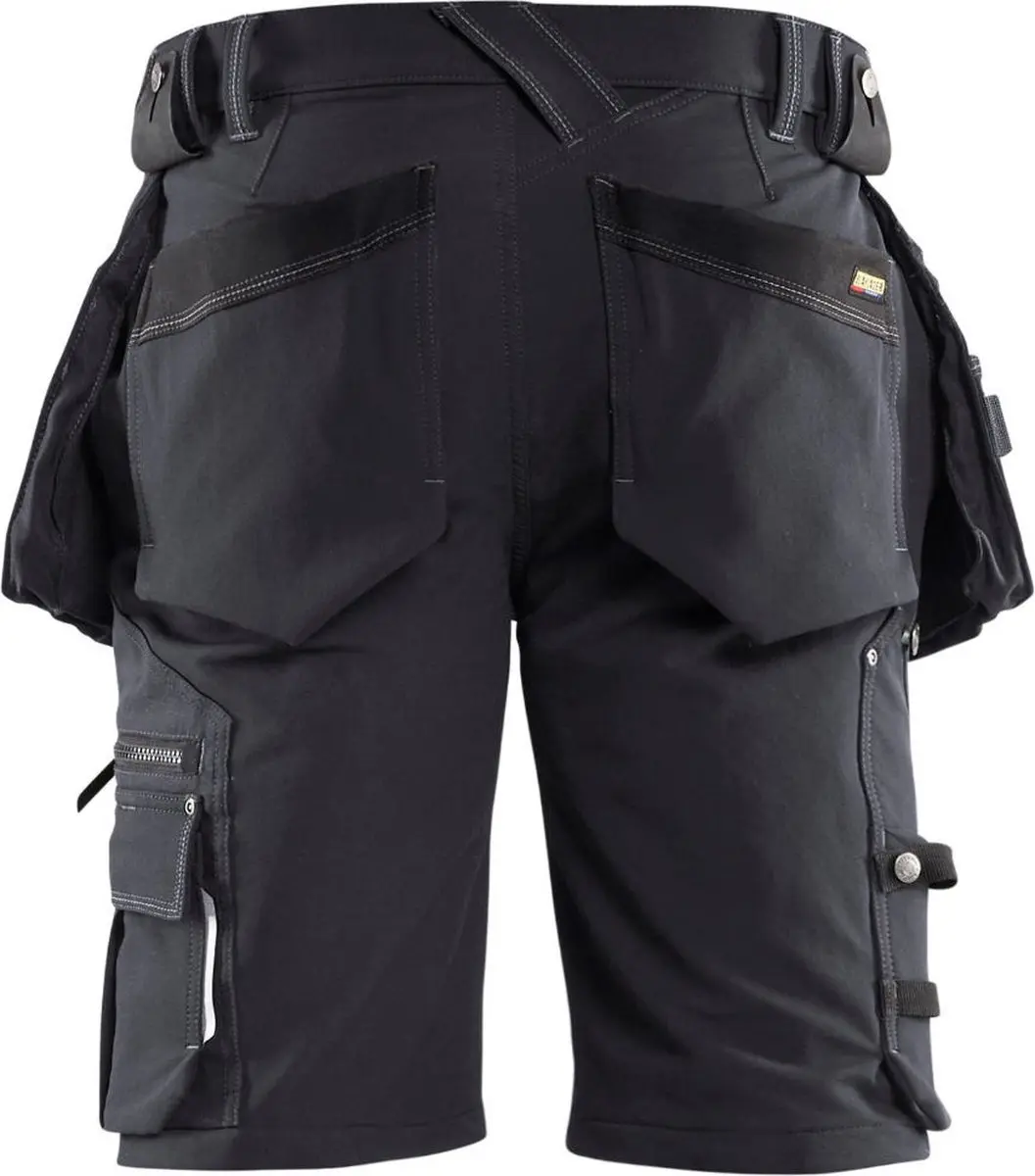 Blåkläder X1900 Short 4-weg Stretch - Maat 50 - Donkergrijs/Zwart