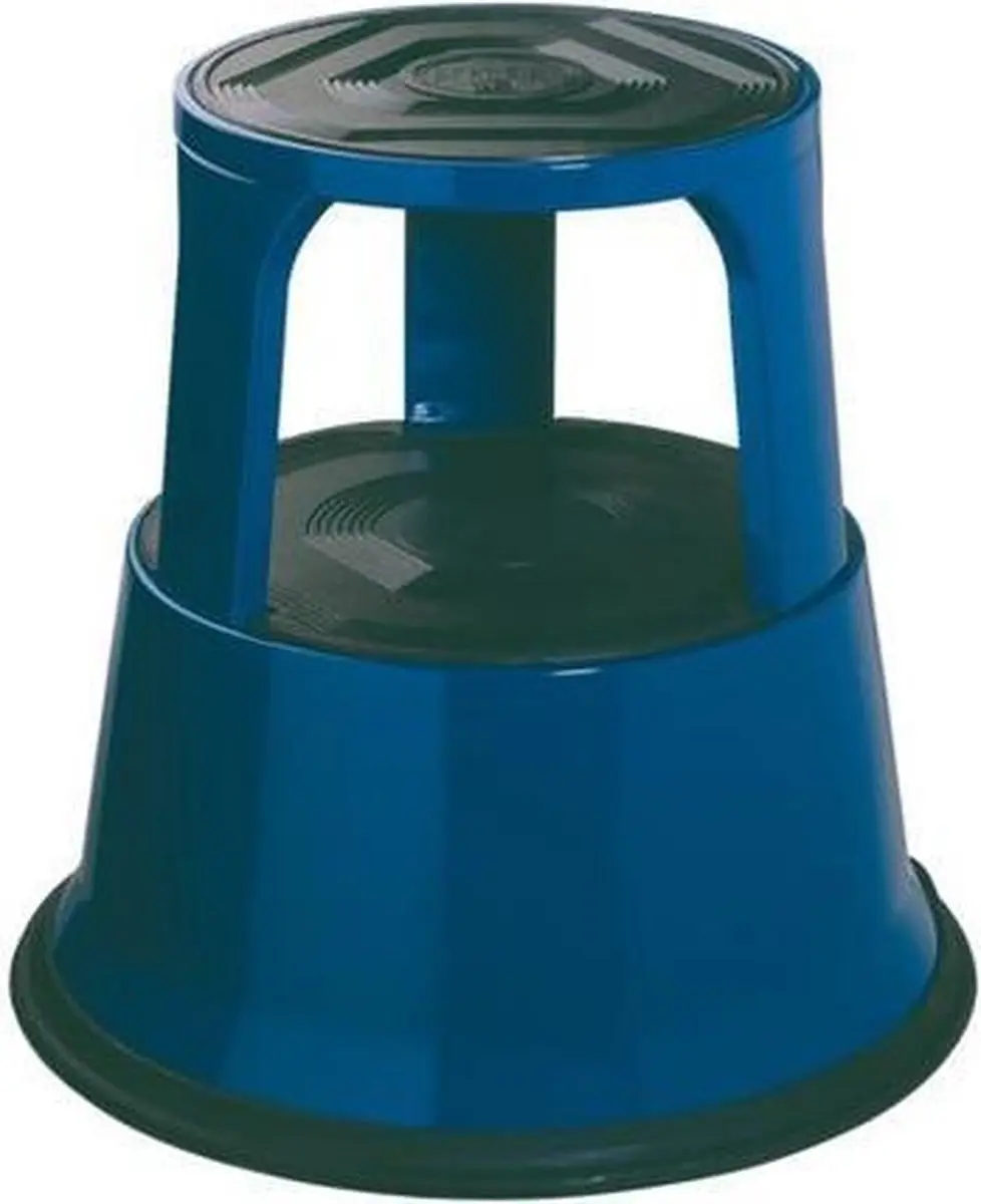 Opstapkruk Desq 42cm metaal blauw