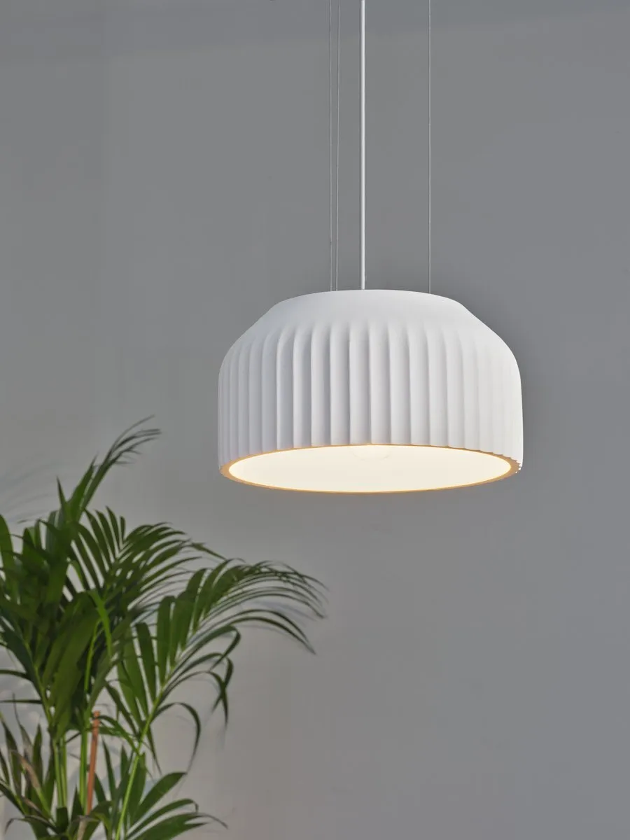LEDVANCE Decor Plaster Routes Hanglamp 1XE27 Wit