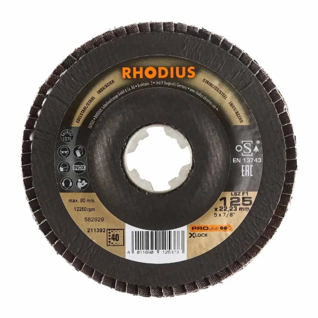 Rhodius Pro Lamellenschijf 125mm X-Lock LSZ F1