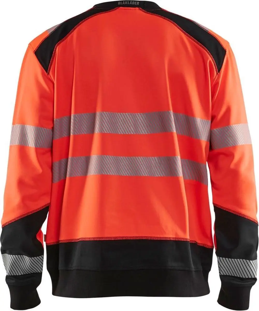 Blåkläder Sweatshirt High Vis 3541-2528 - XS - Rood/Zwart