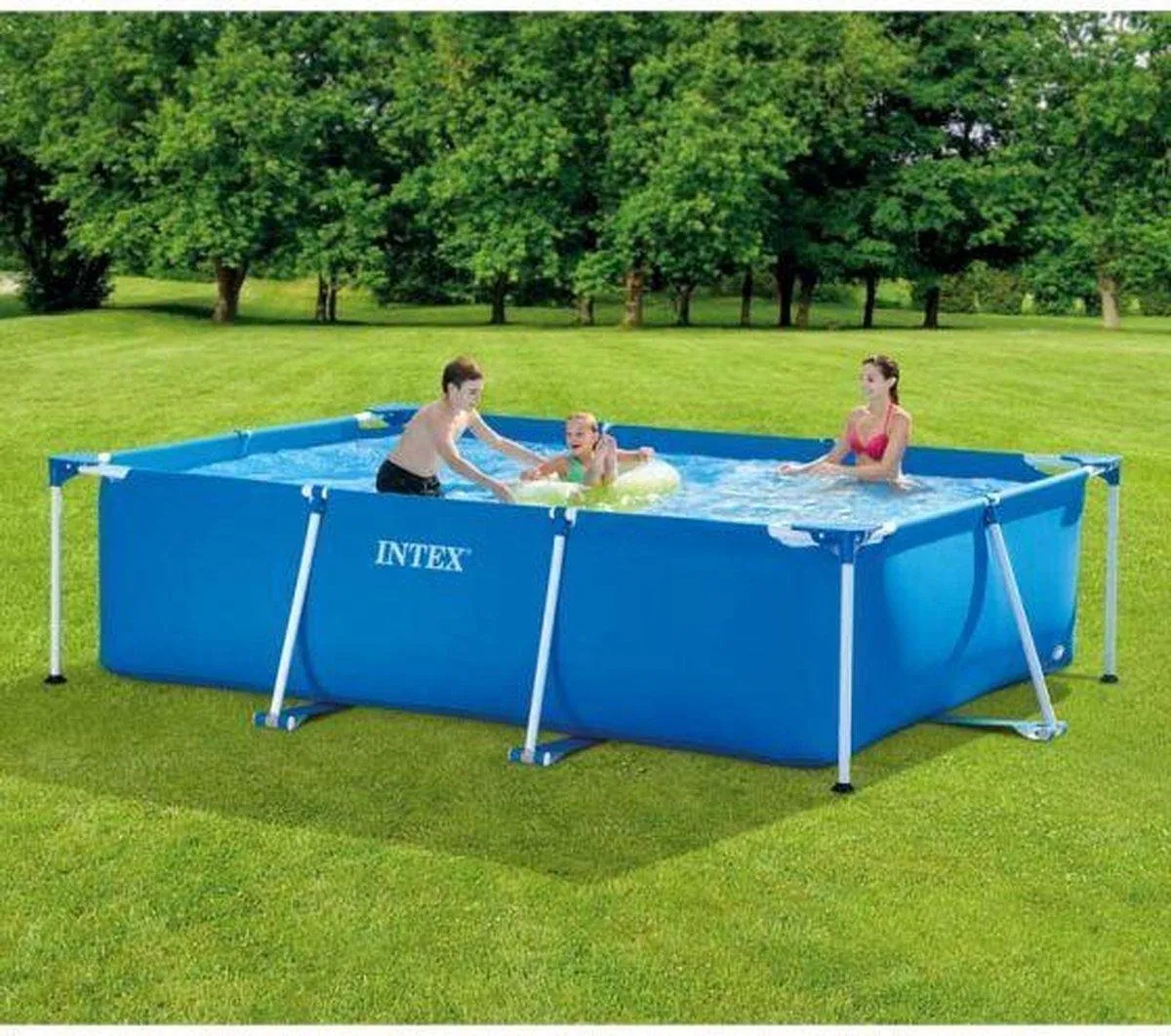 Intex AG7000 AG Zwembad 260x160x65cm - Lichtblauw - afbeelding 4 van 6
