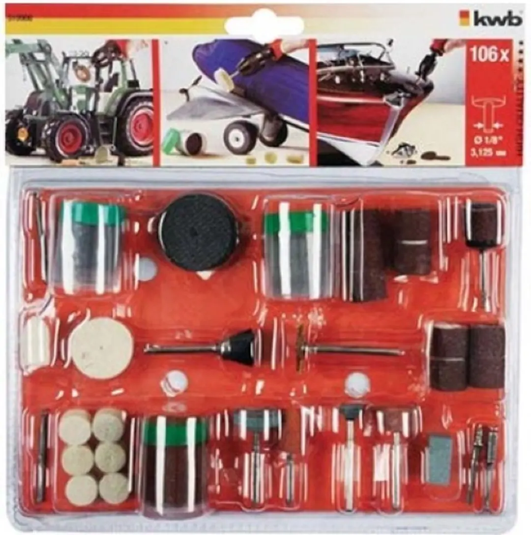 KWB Accessoires Set 106-delig voor Mini Boormachine