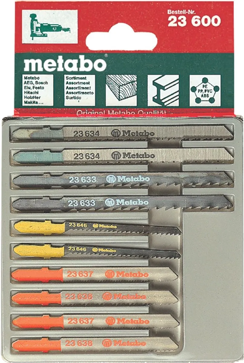 Metabo Decoupeerzaagbladen Assortiment 10 Stuks