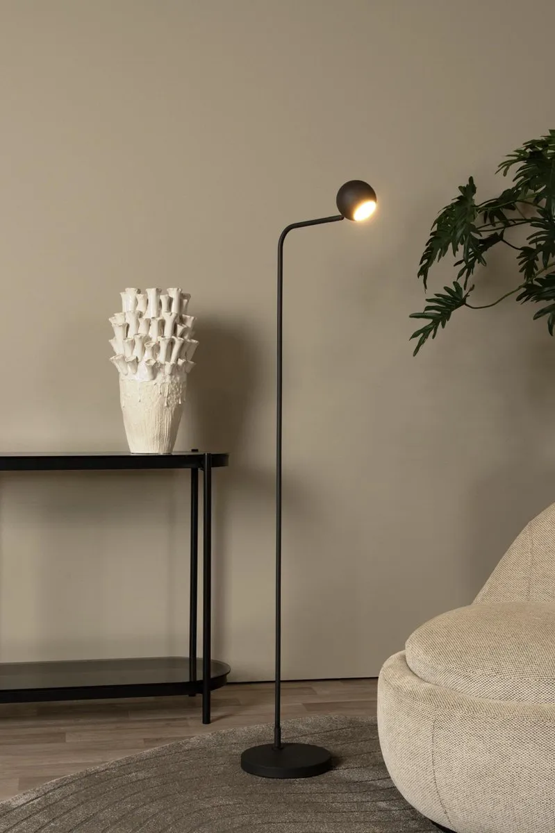 Lucide Comet Oplaadbare Vloerlamp 3W 2700K - Zwart - afbeelding 6 van 6