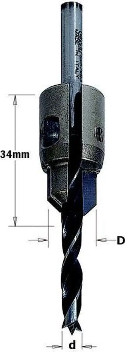 CMT CMT-521.037.11 Verstelbare Verzinker - Rechts - Hout