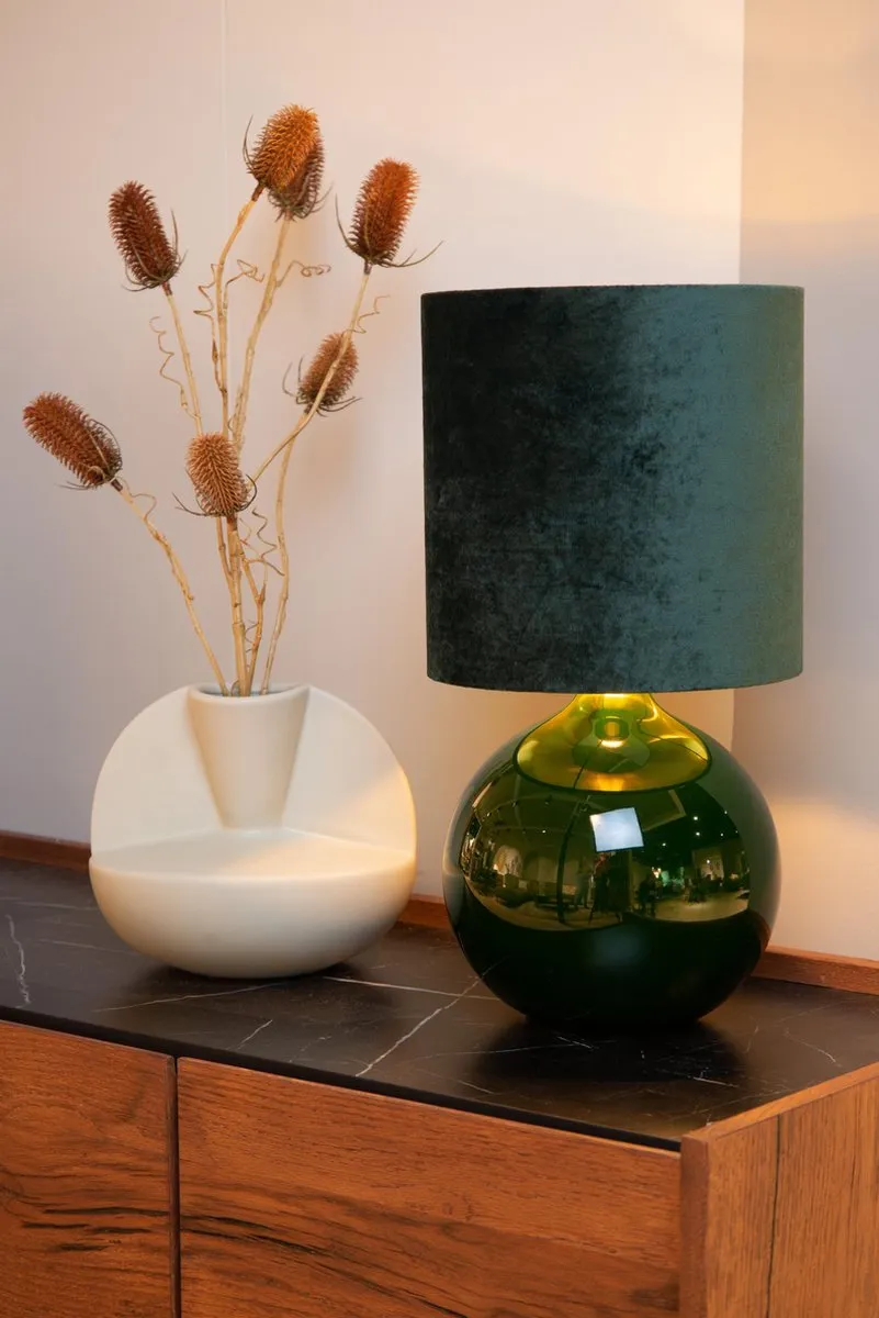 Lucide ESTERAD Tafellamp - Ø24cm - Groen