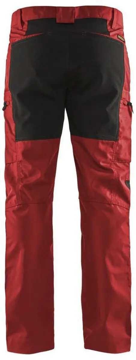 Blåkläder Service Werkbroek 1459-1845 - Rood/Zwart - Maat 84 - afbeelding 6 van 6