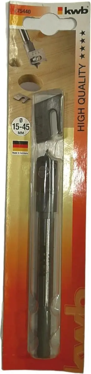 KWB Centerboor 45mm - 15-40mm - Hout - MPN 175440