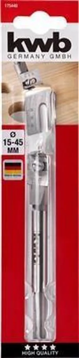 KWB Centerboor 45mm - 15-40mm - Hout - MPN 175440